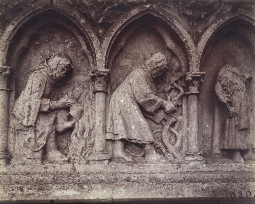 Eugène Atget: Le Portail de l’église Saint-Éliphe, Rampillon (Seine-et-Marne)