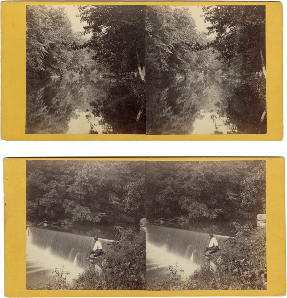 Bartlett & French: Wissahickon Creek at Valley Green (No. 54) and Falls on the Wissahickon (No. 33)