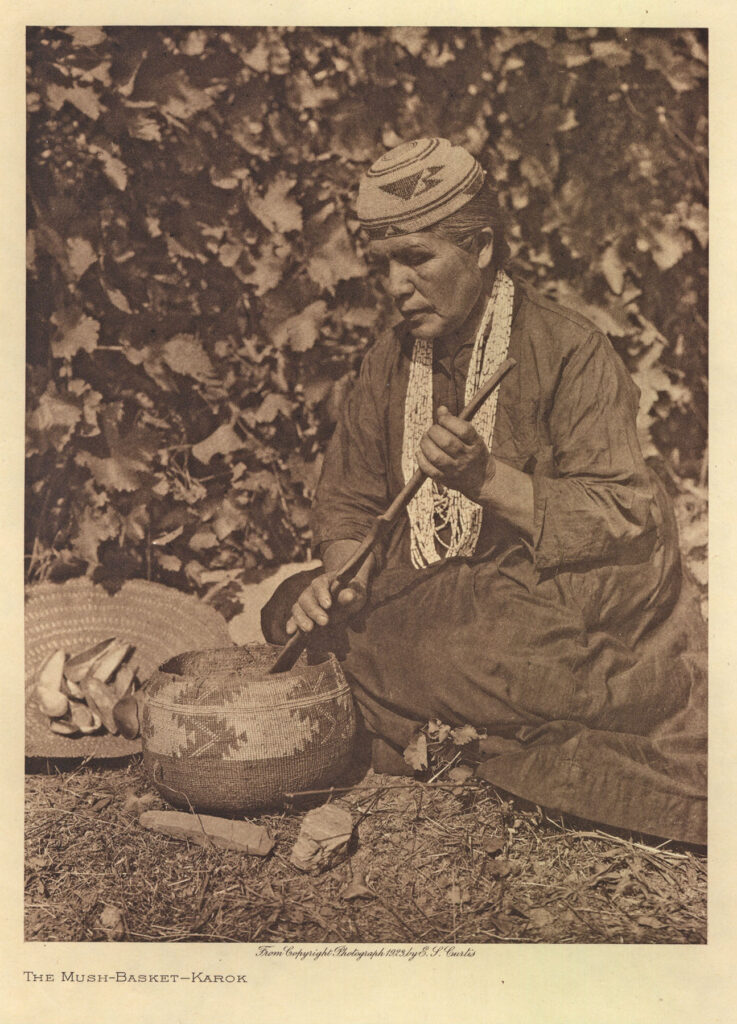Edward S. Curtis: The Mush-Basket—Karok