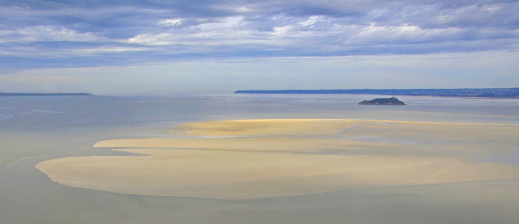 Walter Holt: Tidal Movement (as seen from Mont Saint-Michel, France)