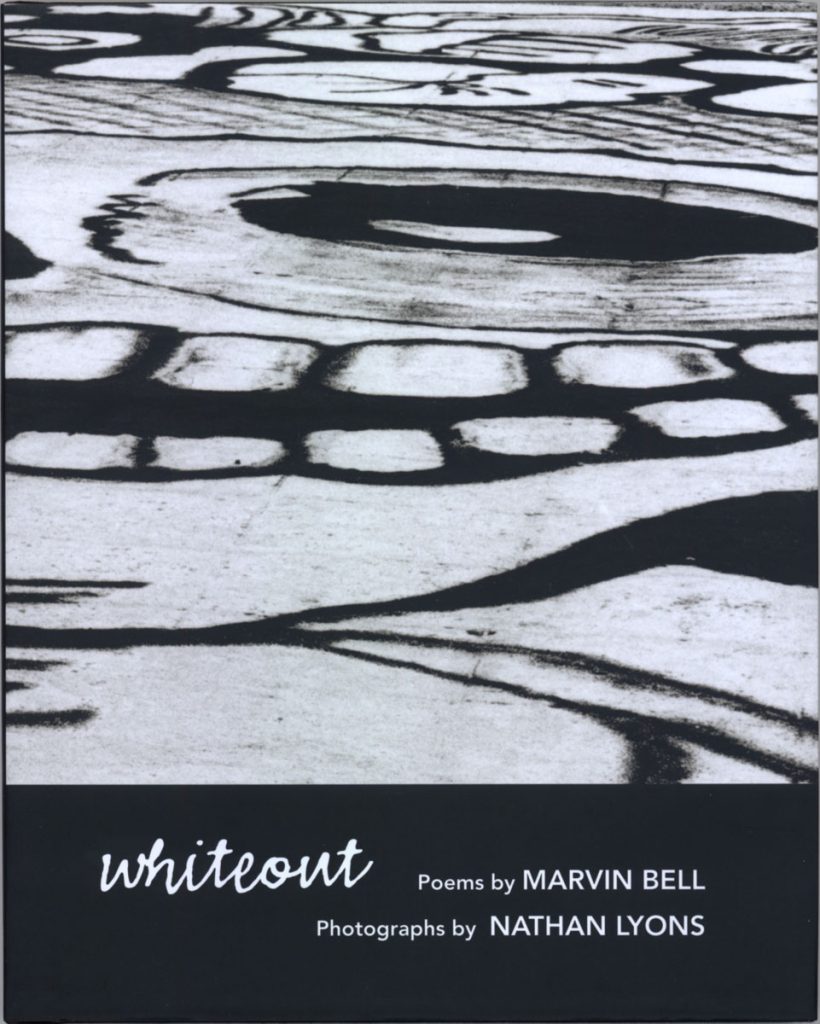 Nathan Lyons: Book - Whiteout, with photograph - Big Elvis
