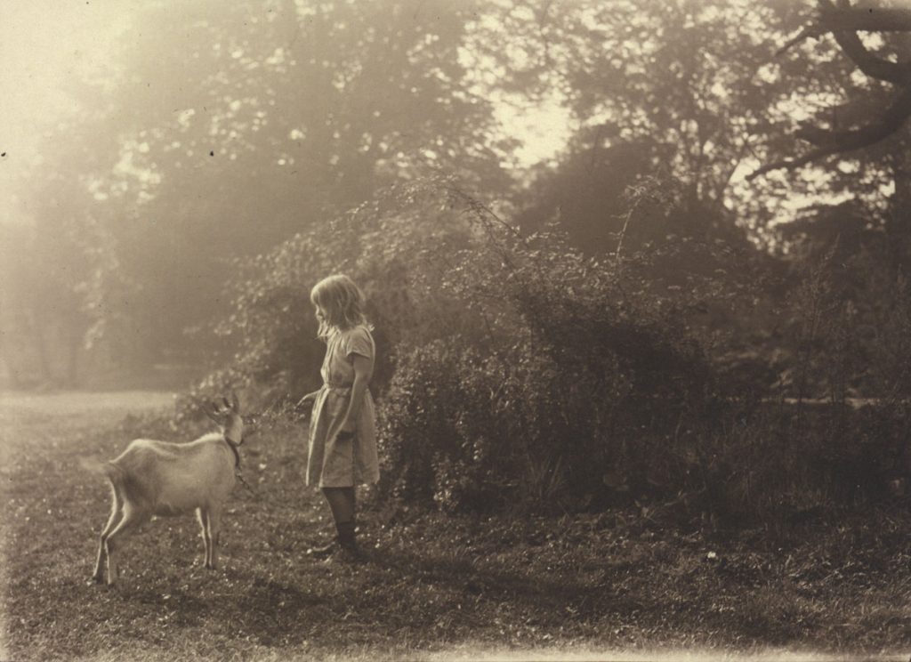 Leonard Misonne: Girl and Goat